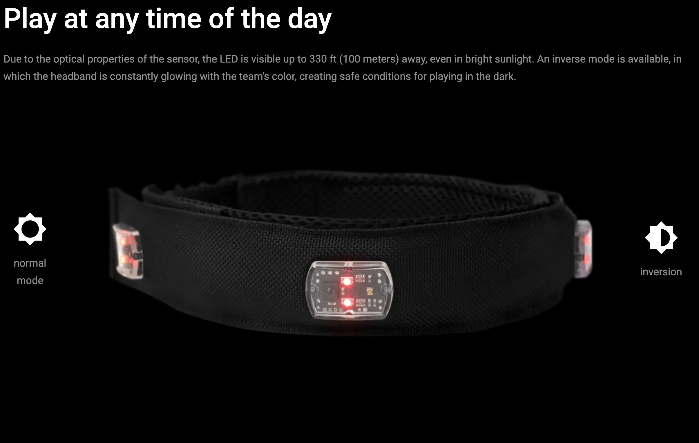 LaserPlay Headband Sensor
